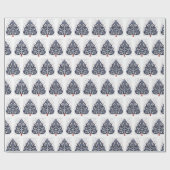 Wrapping paper - Scandinavian Christmas Tree ラッピングペーパー (フラット)