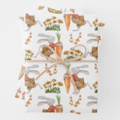 Wrapping Paper Sheets - Autumn Fall Pumpkin Rabbit ラッピングペーパーシート (インサイチュ)