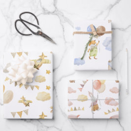 Wrapping Paper Sheets - Baby And Children Patterns ラッピングペーパーシート