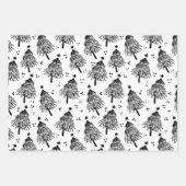 Wrapping Paper Sheets - Christmas Patterns ラッピングペーパーシート (正面2)