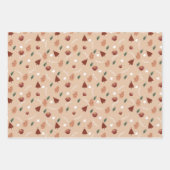 Wrapping Paper Sheets - Christmas Patterns ラッピングペーパーシート (正面2)