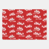 Wrapping Paper Sheets - Christmas Patterns ラッピングペーパーシート (正面2)