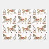 Wrapping Paper Sheets - Circus Fair Carnival Clown ラッピングペーパーシート (正面2)