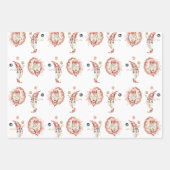 Wrapping Paper Sheets - Circus Fair Carnival Clown ラッピングペーパーシート (正面)
