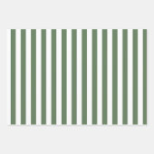 Wrapping Paper Sheets - Green & White Christmas ラッピングペーパーシート (正面3)