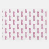 Wrapping Paper Sheets - Pink Pattern ラッピングペーパーシート (正面3)
