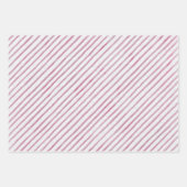 Wrapping Paper Sheets - Pink Patterns ラッピングペーパーシート (正面3)