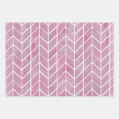 Wrapping Paper Sheets - Pink Patterns ラッピングペーパーシート (正面2)