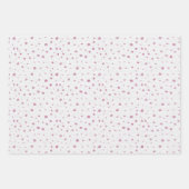 Wrapping Paper Sheets - Pink Patterns ラッピングペーパーシート (正面)