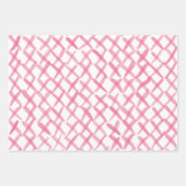 Wrapping Paper Sheets - Pink Patterns ラッピングペーパーシート (正面3)