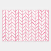Wrapping Paper Sheets - Pink Patterns ラッピングペーパーシート (正面)