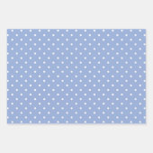Wrapping Paper Sheets - Sky Blue Patterns ラッピングペーパーシート (正面)