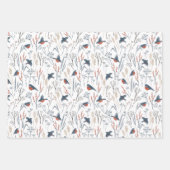 Wrapping Paper Sheets - Winter Patterns ラッピングペーパーシート (正面3)