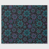 Wrapping paper "Snowflakes" ラッピングペーパー (フラット)