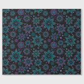 Wrapping paper "Snowflakes" ラッピングペーパー (フラット)