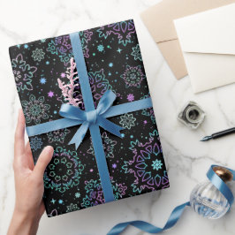 Wrapping paper "Snowflakes" ラッピングペーパー
