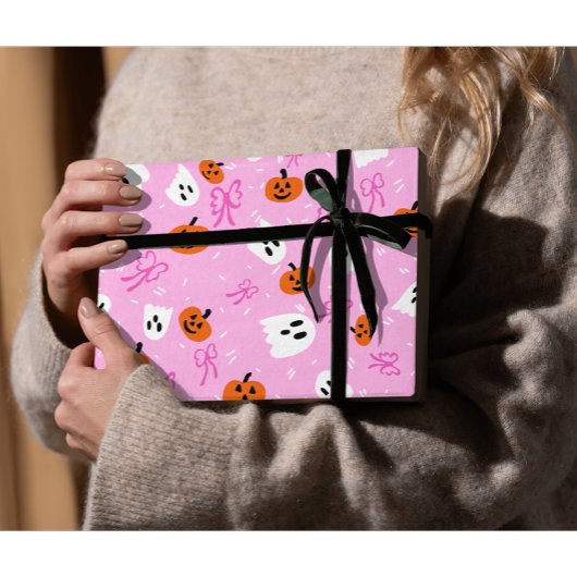 Wrapping Paper Spooky Halloween ラッピングペーパー