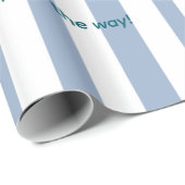 Wrapping Paper Twins Blue Pink Stripe Elephant ラッピングペーパー (ロールコーナー)