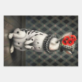 Wrapping Paper Whimsy Rabits ラッピングペーパーシート (正面)