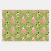 wrapping paper with a nutcracker ラッピングペーパーシート (正面2)