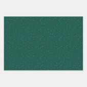 wrapping paper with Christmas reindeer ラッピングペーパーシート (正面)