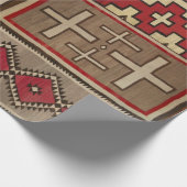 wrapping paper with navajo rug motif ラッピングペーパー (角)