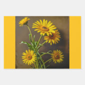 Wrapping Paper (Yellow Daisies) ラッピングペーパーシート (正面3)