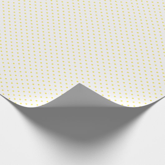 Wrapping Paper - Yellow Dots Pattern ラッピングペーパー (角)
