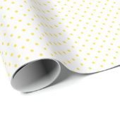 Wrapping Paper - Yellow Dots Pattern ラッピングペーパー (ロールコーナー)
