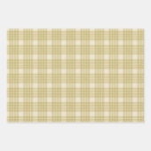 Wrapping retro gingham paper for Christmas ラッピングペーパーシート (正面3)
