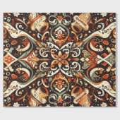 Wrapping with Christmas Motifs n11 ラッピングペーパー (フラット)