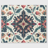 Wrapping with Exclusive Christmas Motifs n8 ラッピングペーパー (フラット)