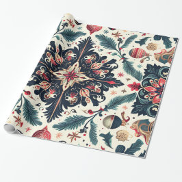 Wrapping with Exclusive Christmas Motifs n8 ラッピングペーパー