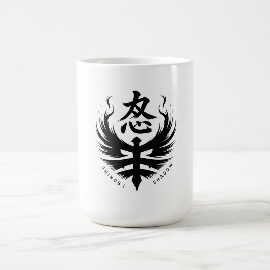 Wrath Emblem Ninja Crest コーヒーマグカップ (中央)