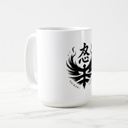 Wrath Emblem Ninja Crest コーヒーマグカップ (正面左)