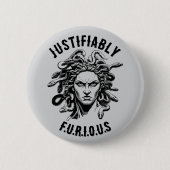 Wrath of the Medusa Button 缶バッジ (正面)