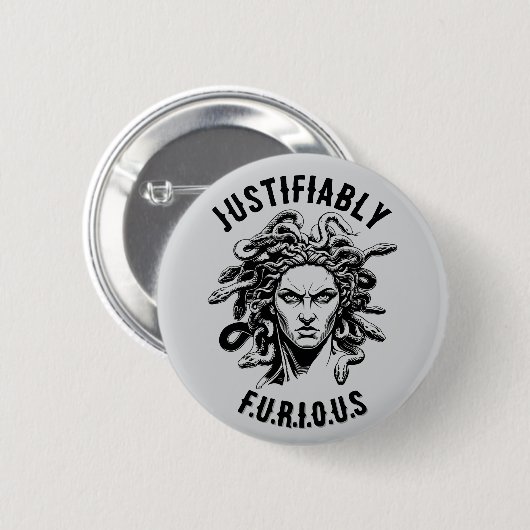 Wrath of the Medusa Button 缶バッジ (正面&裏面)