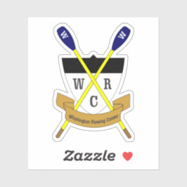 WRCクレストダイカットビニールステッカー – 複数オプション シール