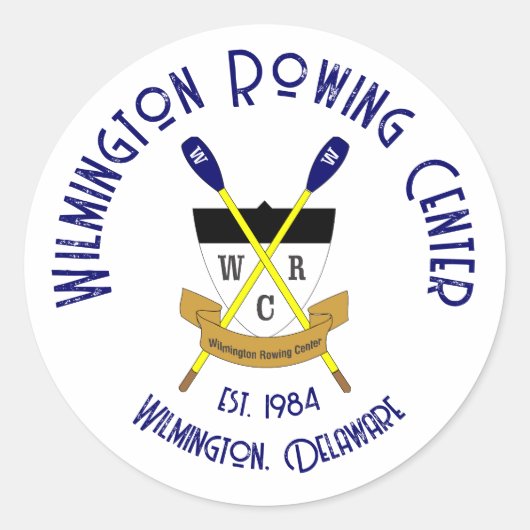 WRCシートの大きなラウンド紙シール – 複数 ラウンドシール (正面)