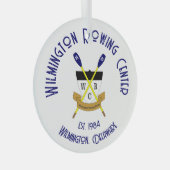 WRCラウンドガラスオーナメント – 複数タイプ ガラスオーナメント (正面右)