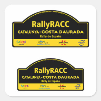 WRCラリースペインCatalunya Rally de Espaina スクエアシール