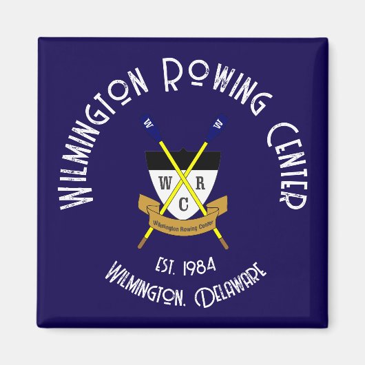 WRC冷蔵庫用マグネットブルー – 複数の図形 マグネット (正面)