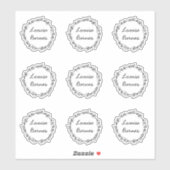 wreath シール (シート)