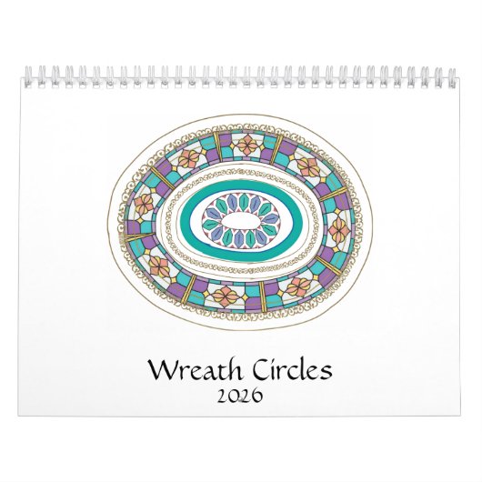 Wreath Circles calendar カレンダー (カバー)