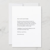 Wreath Framed Holiday Photo Card シーズンカード (裏面)