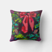 Wreath Painting - Holiday Decor and Gifts クッション (裏面)