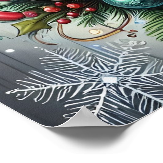 Wreath Poster ポスター (角)