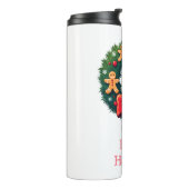 Wreath with Gingerbread Men タンブラー (回転左)