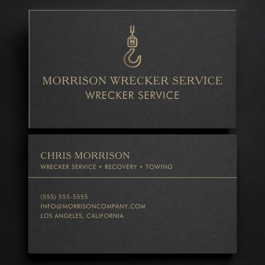 Wrecker Service 名刺