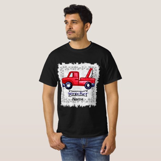 Wrecker Tow Truck Tシャツ (正面フル)